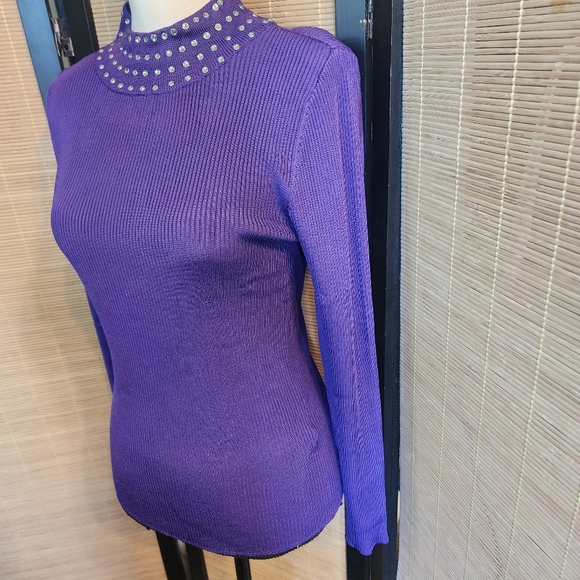 INC Elegance with Embellished Collar - Picture 2 of 9